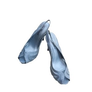 Sparkling Silver Heels